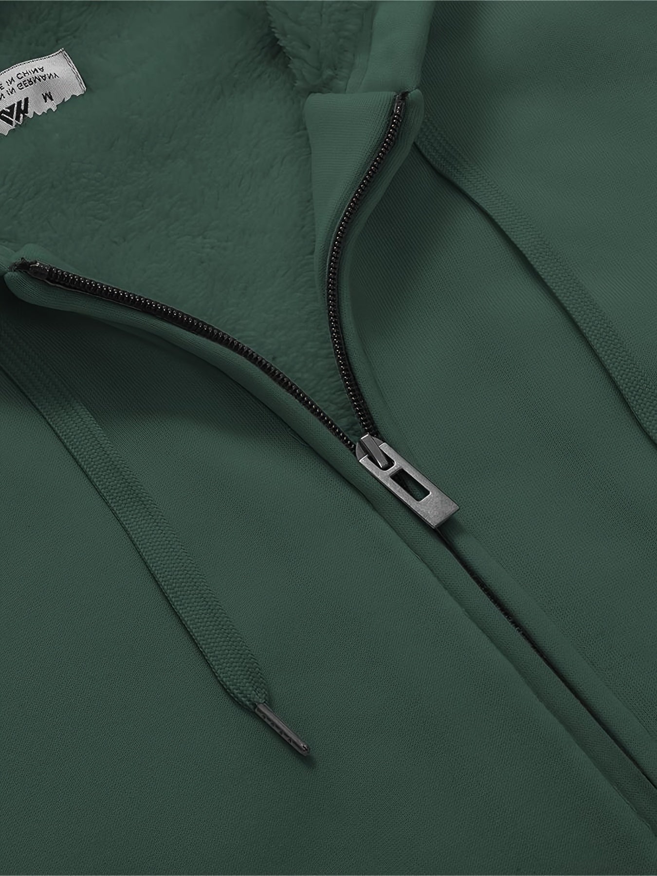 Felpa con cappuccio casual con pelliccia per uomo