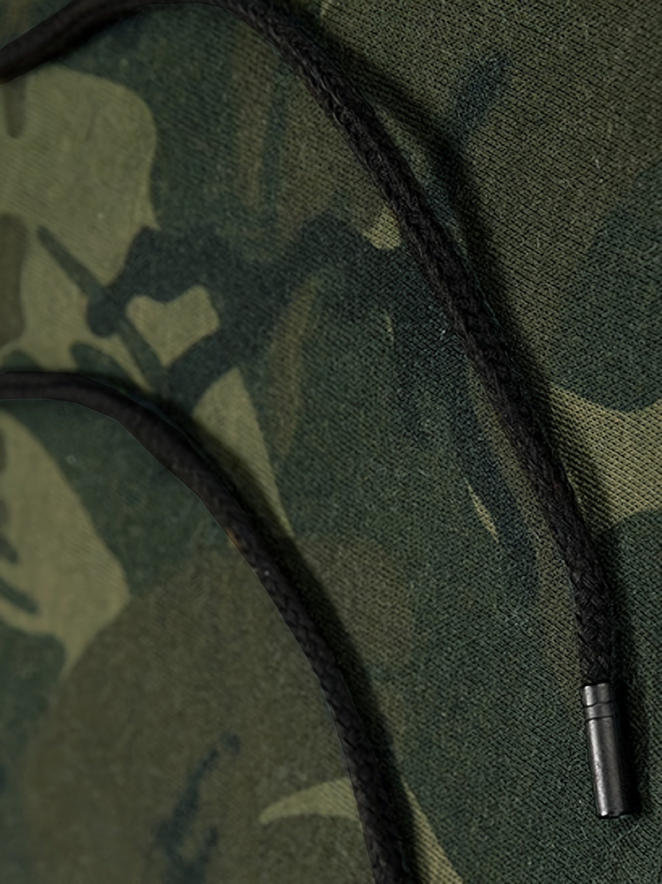 Felpa con cappuccio mimetica