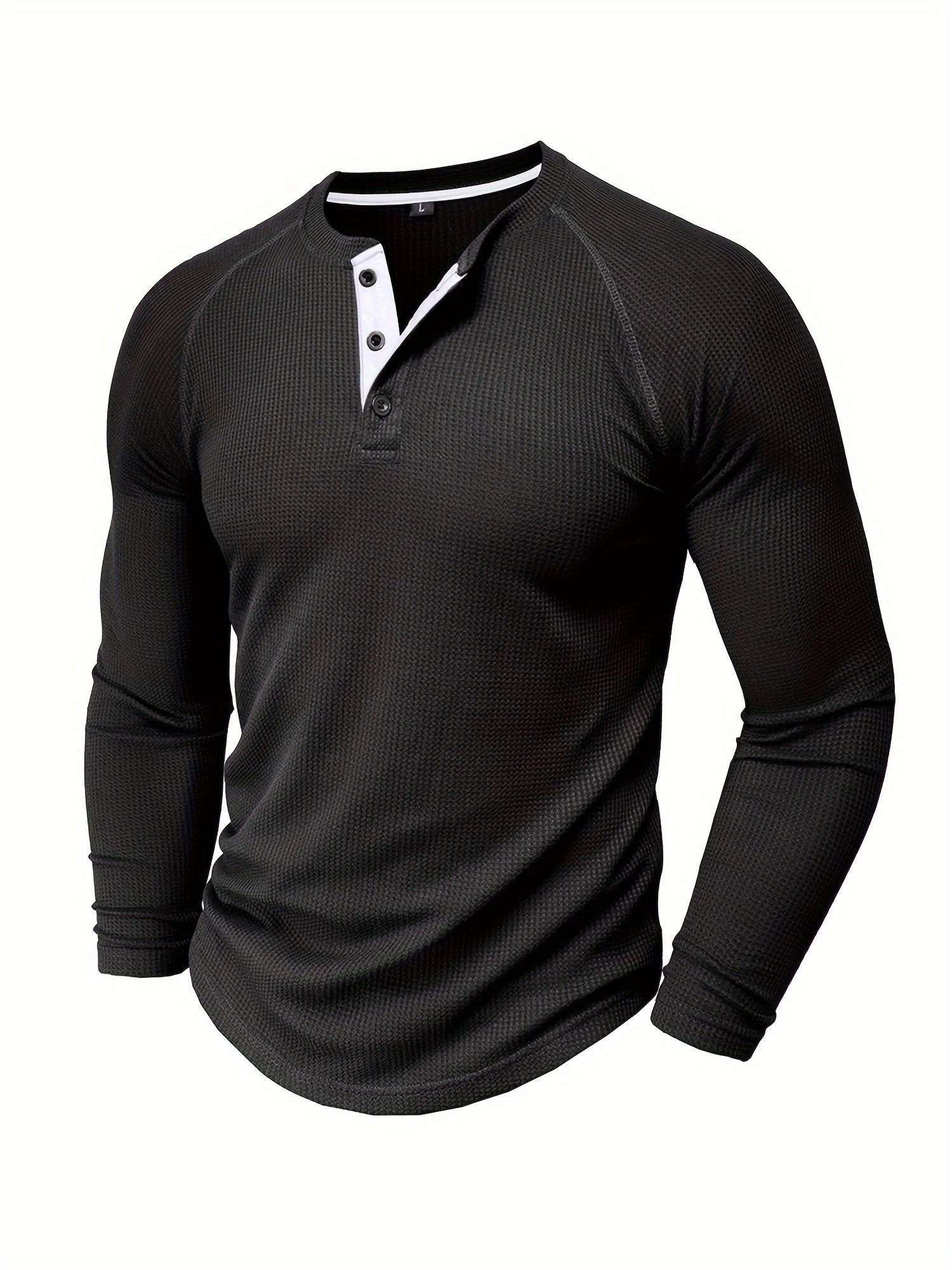 Maglia Henley a maniche lunghe