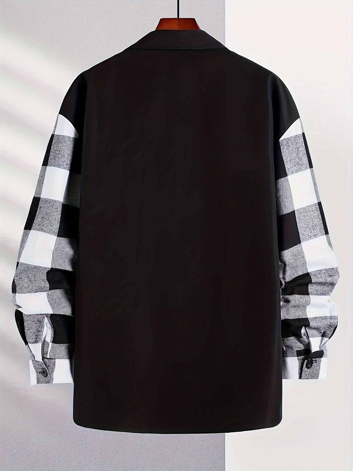 Camicia da uomo con colletto rovesciato