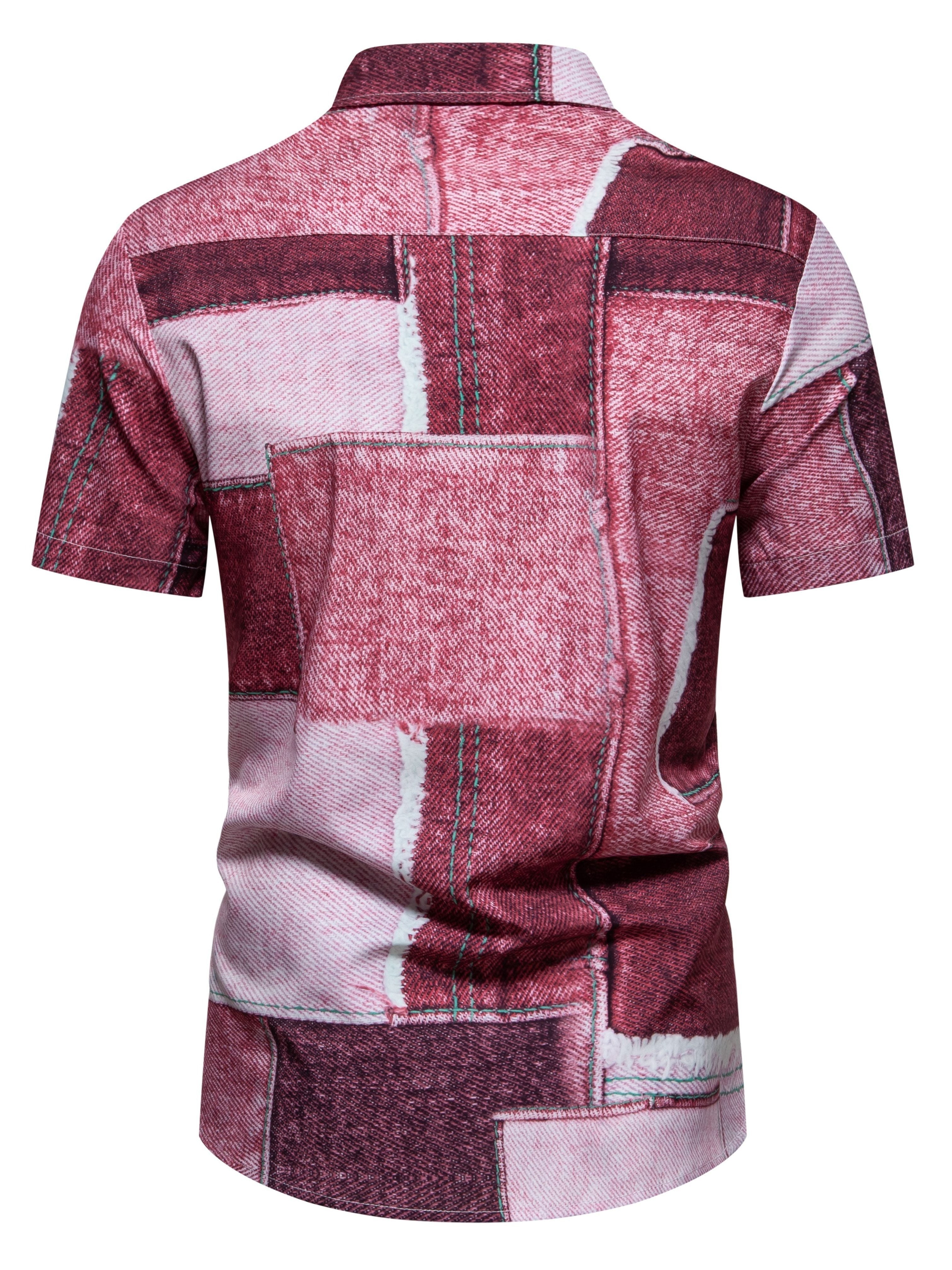 Camicia in denim a maniche corte in diversi colori