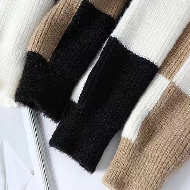 Maglione a righe da uomo