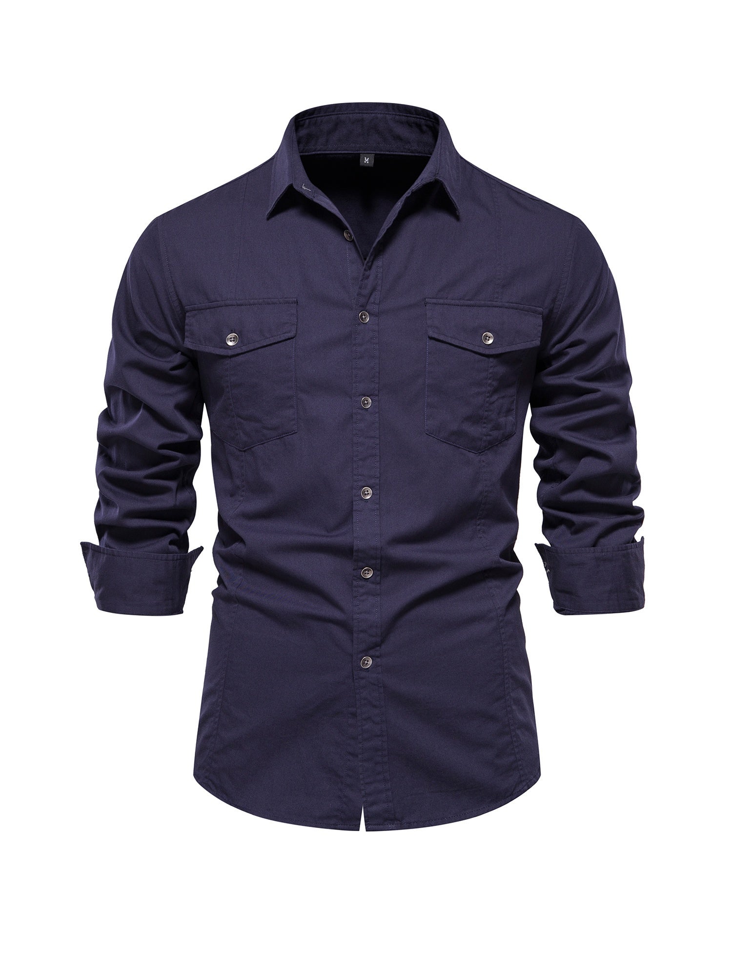 Camicia casual con maniche stile cargo