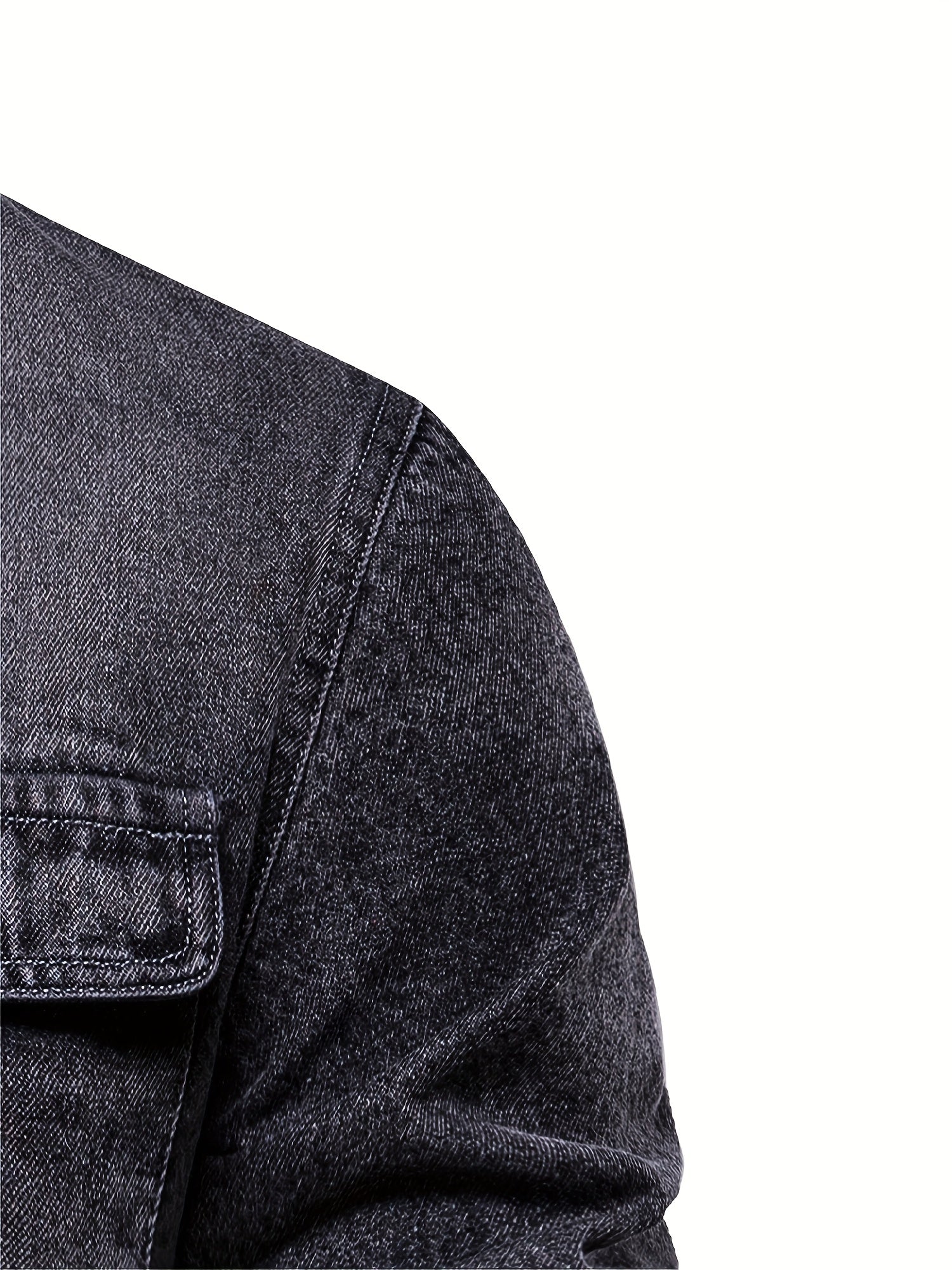 Camicia in denim a maniche lunghe da uomo