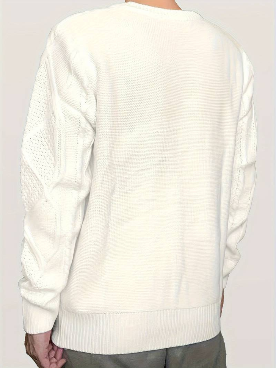 maglione lavorato a maglia foderato