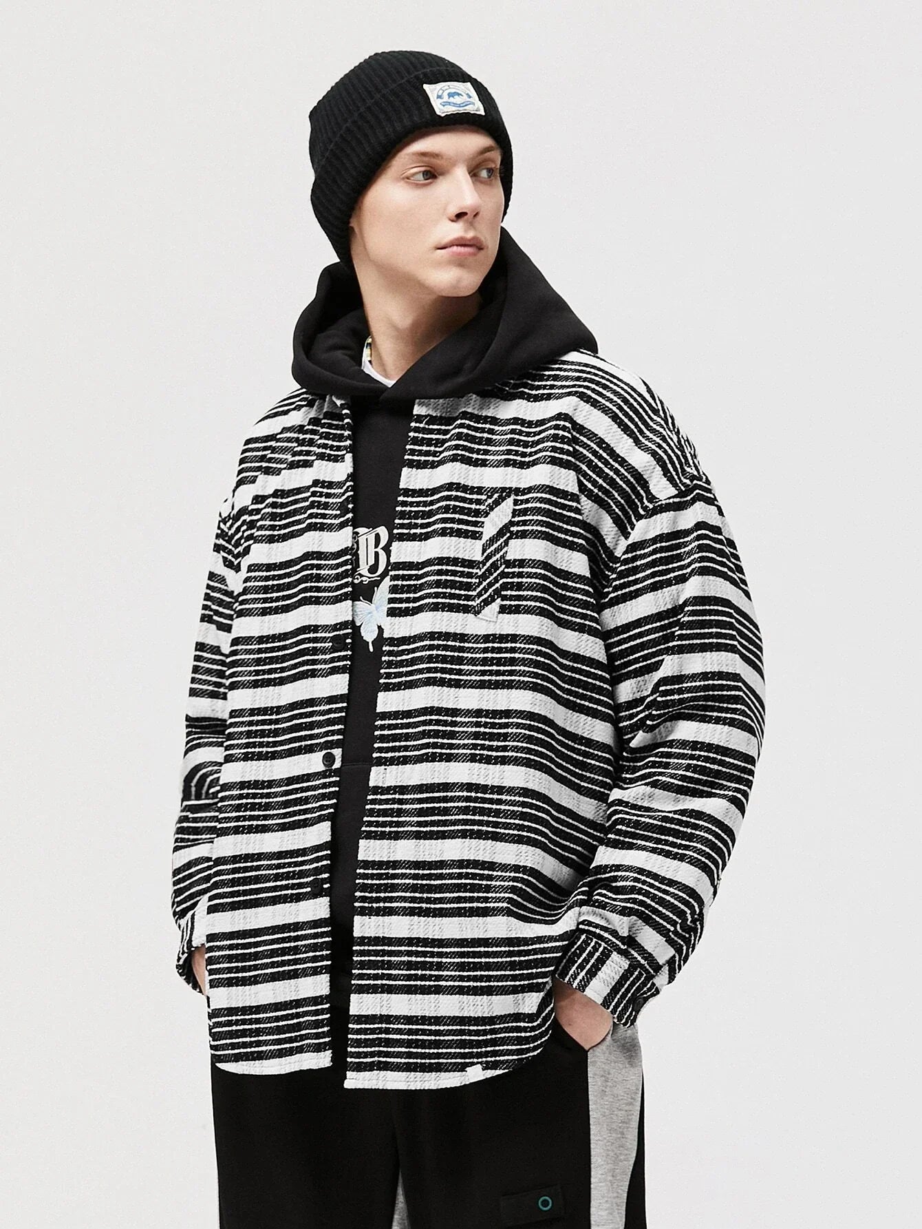 Giacca leggera a quadri