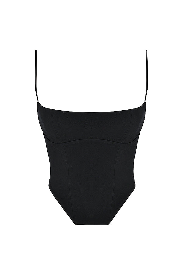 Corsetto modellante con pantaloni a vita alta