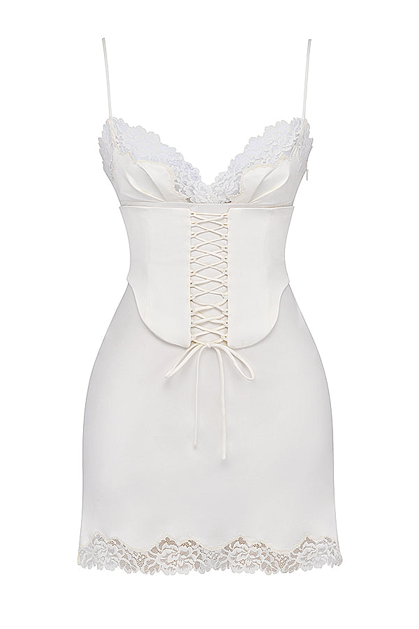 Abito sottoveste in raso