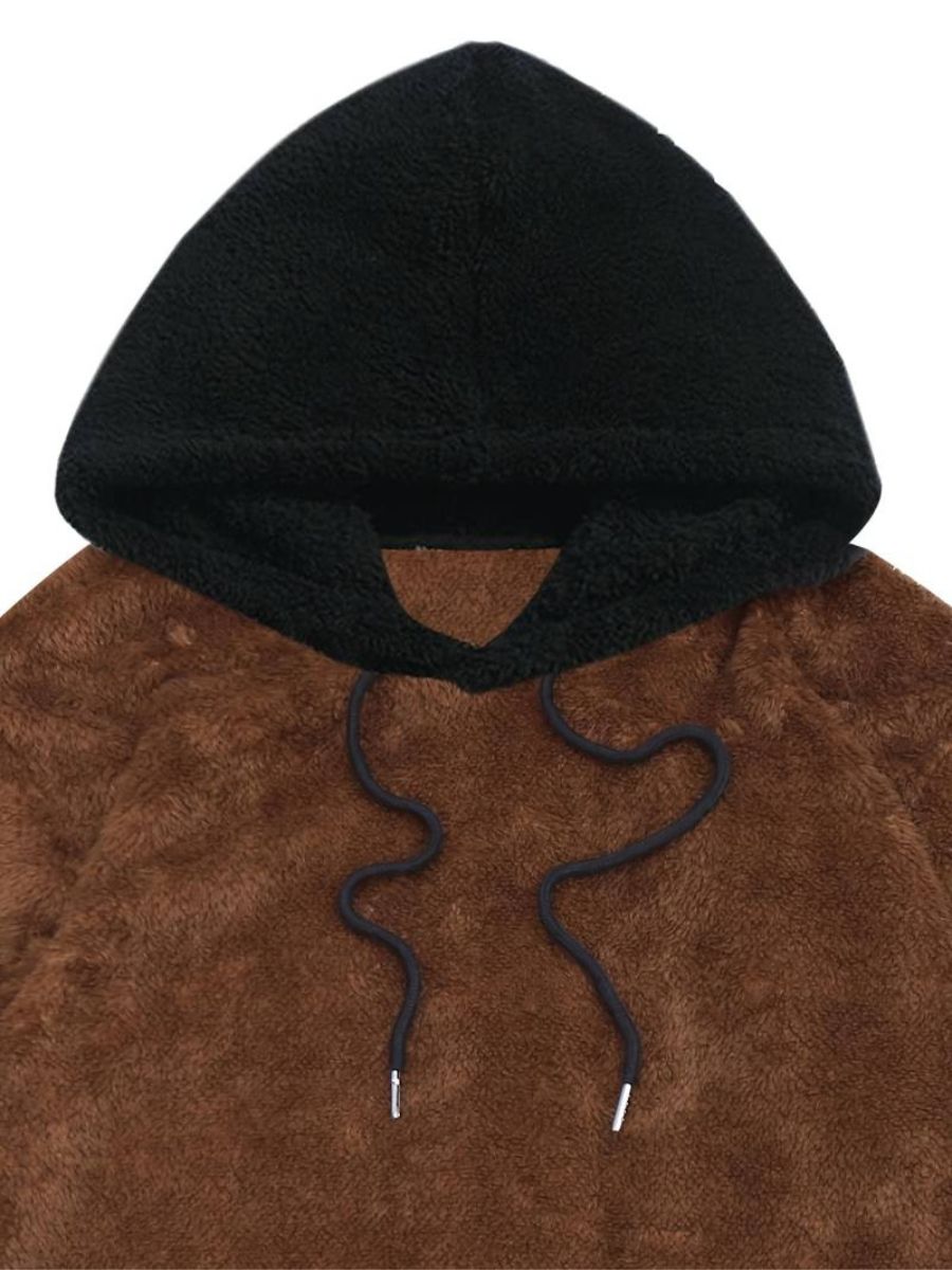 soffice felpa con cappuccio e pantaloni della tuta