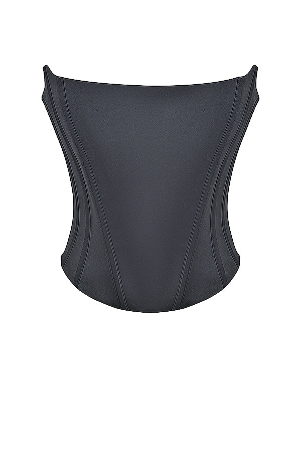 Corsetto con pizzo dietro