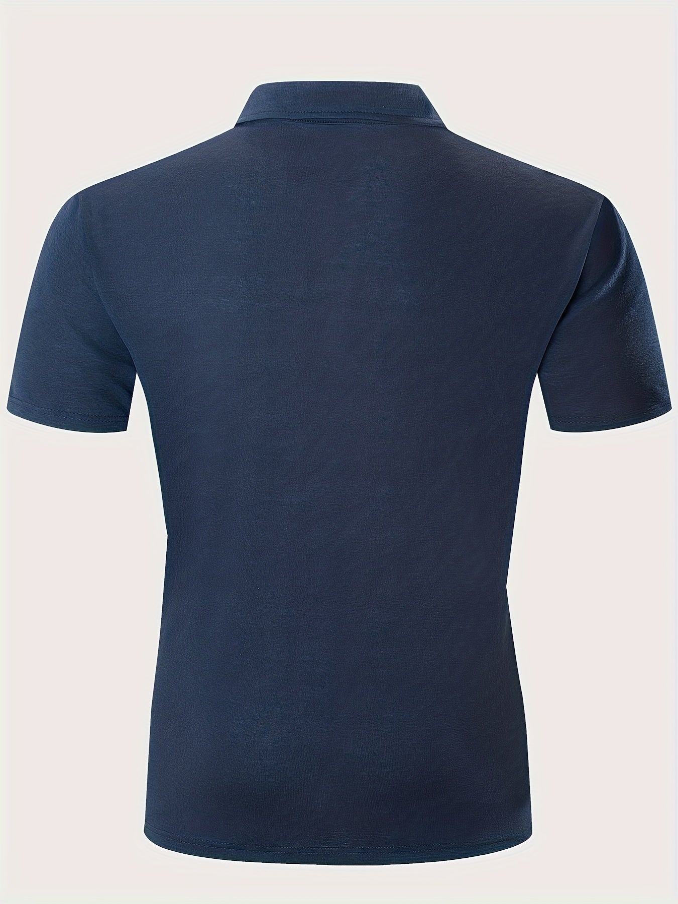 Polo slim a righe multicolori con revers