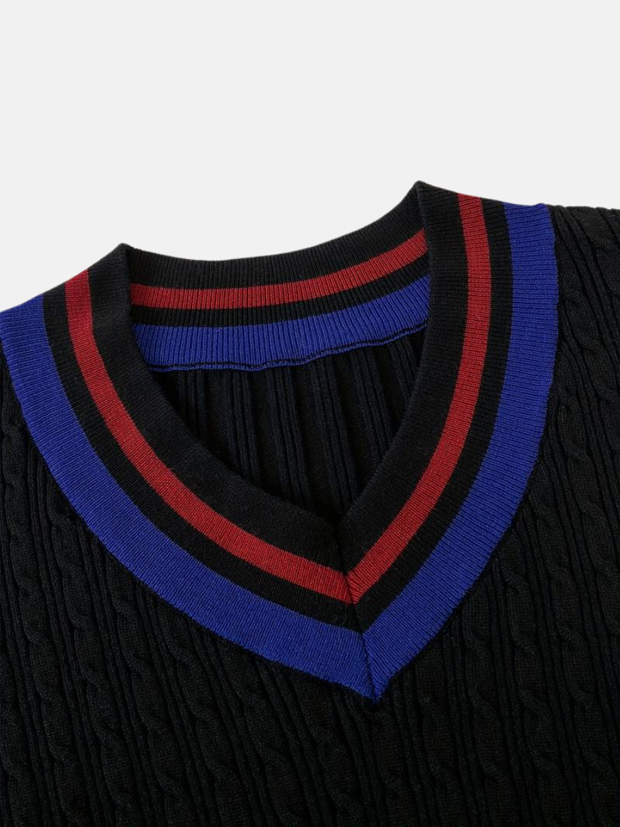 maglione classico lavorato a maglia