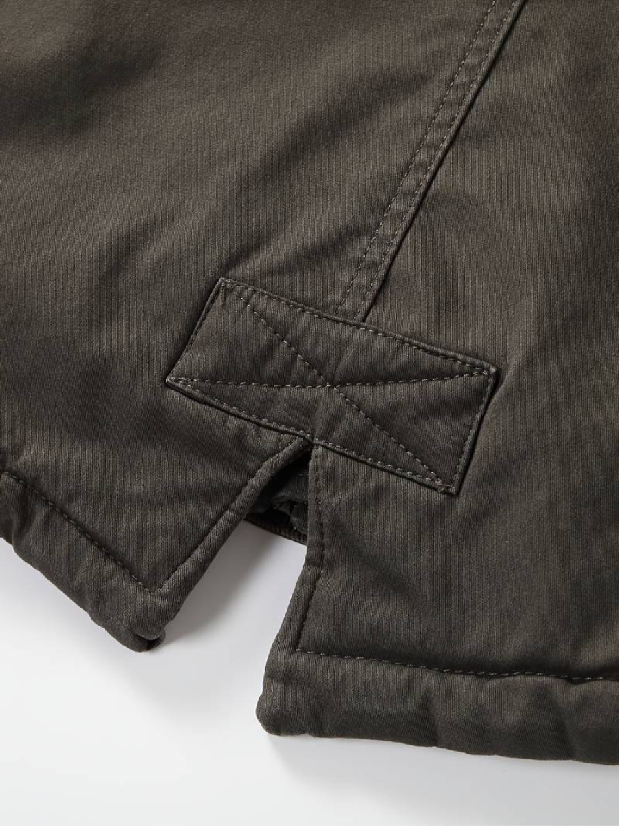 giacca in pile con cappuccio