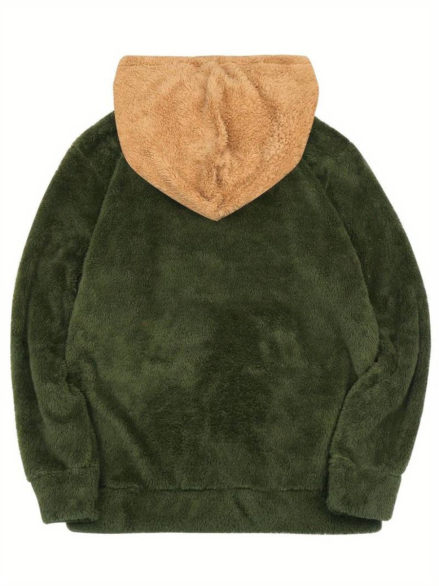 soffice felpa con cappuccio e pantaloni della tuta