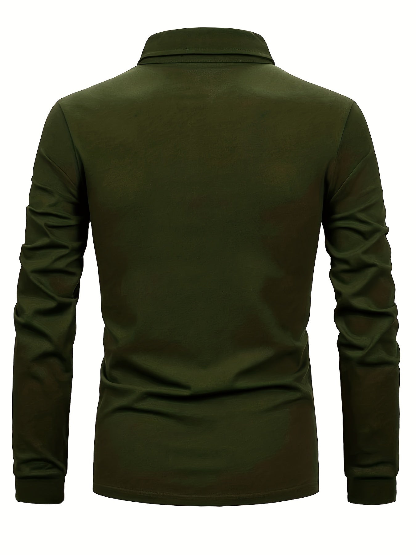 Camicia patchwork a quadri con revers e maniche lunghe realizzata in cotone casual leggermente elasticizzato