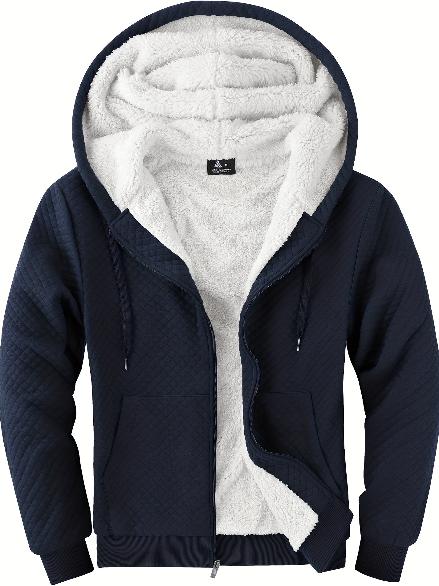 Felpa con cappuccio in pelliccia testurizzata