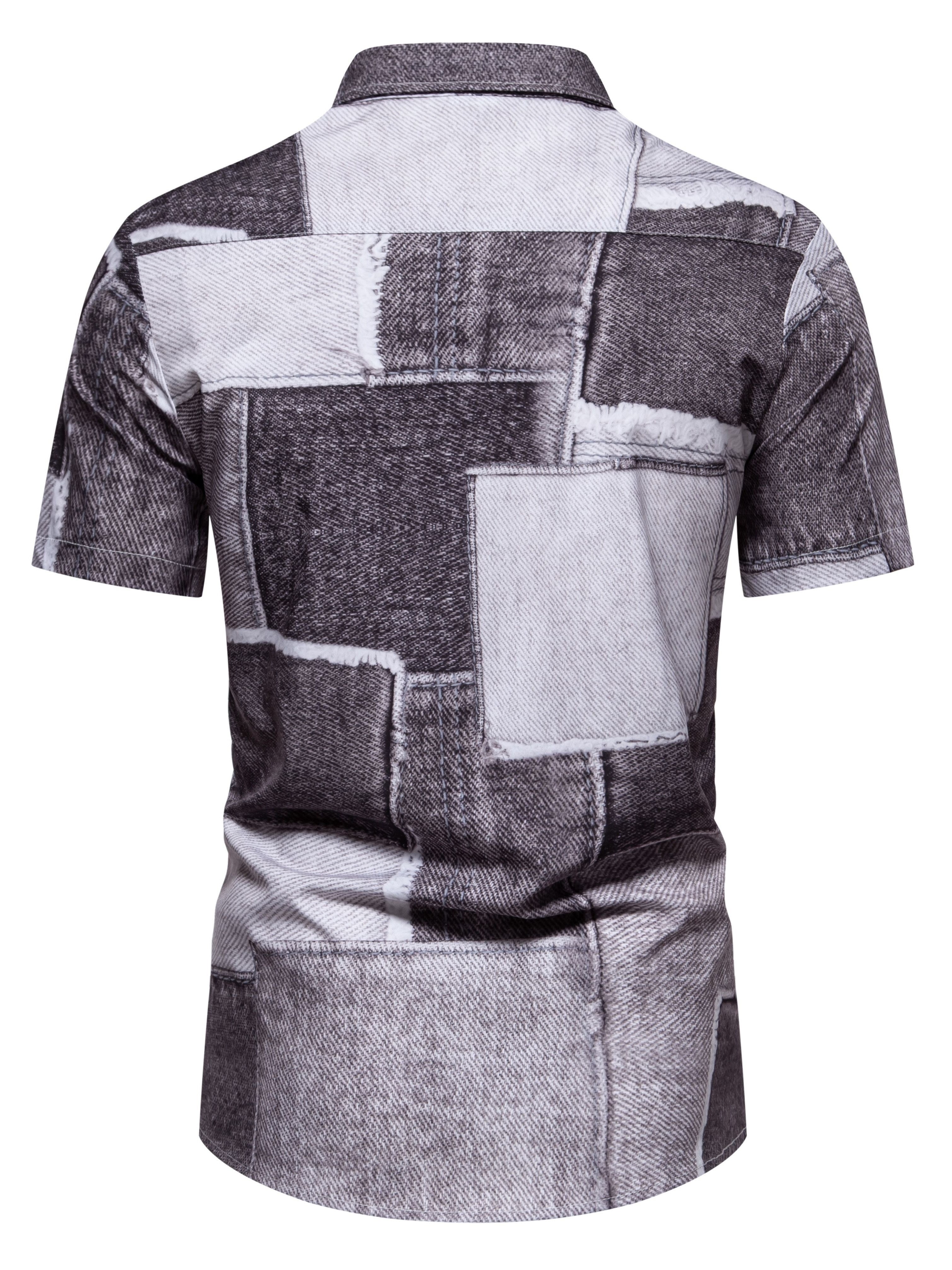 Camicia in denim a maniche corte in diversi colori