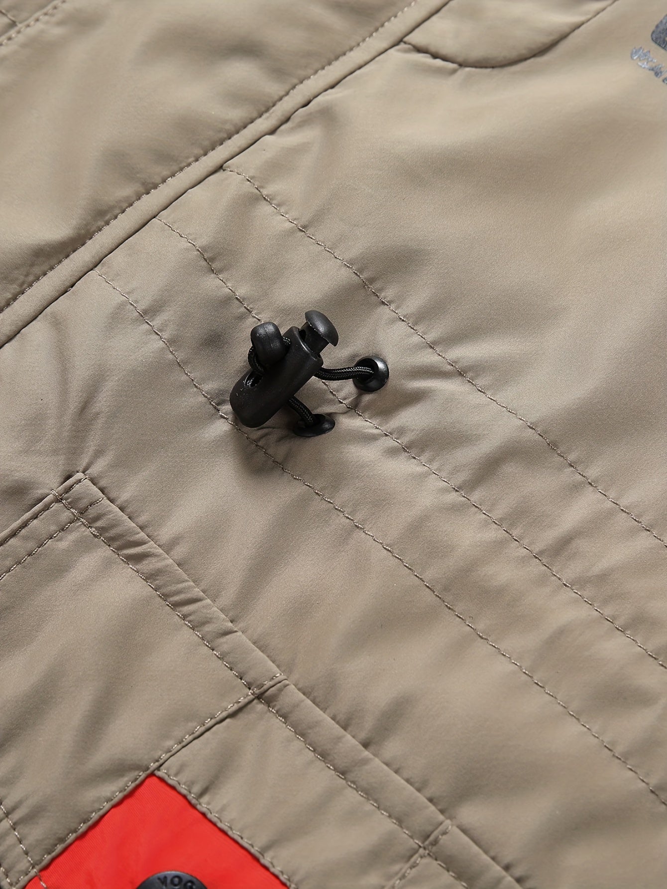 Calda giacca in pile con tasche con patta