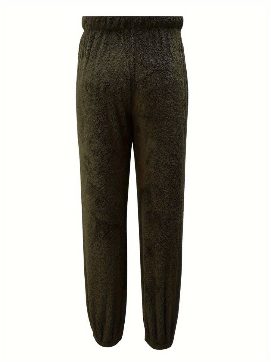 soffice felpa con cappuccio e pantaloni della tuta