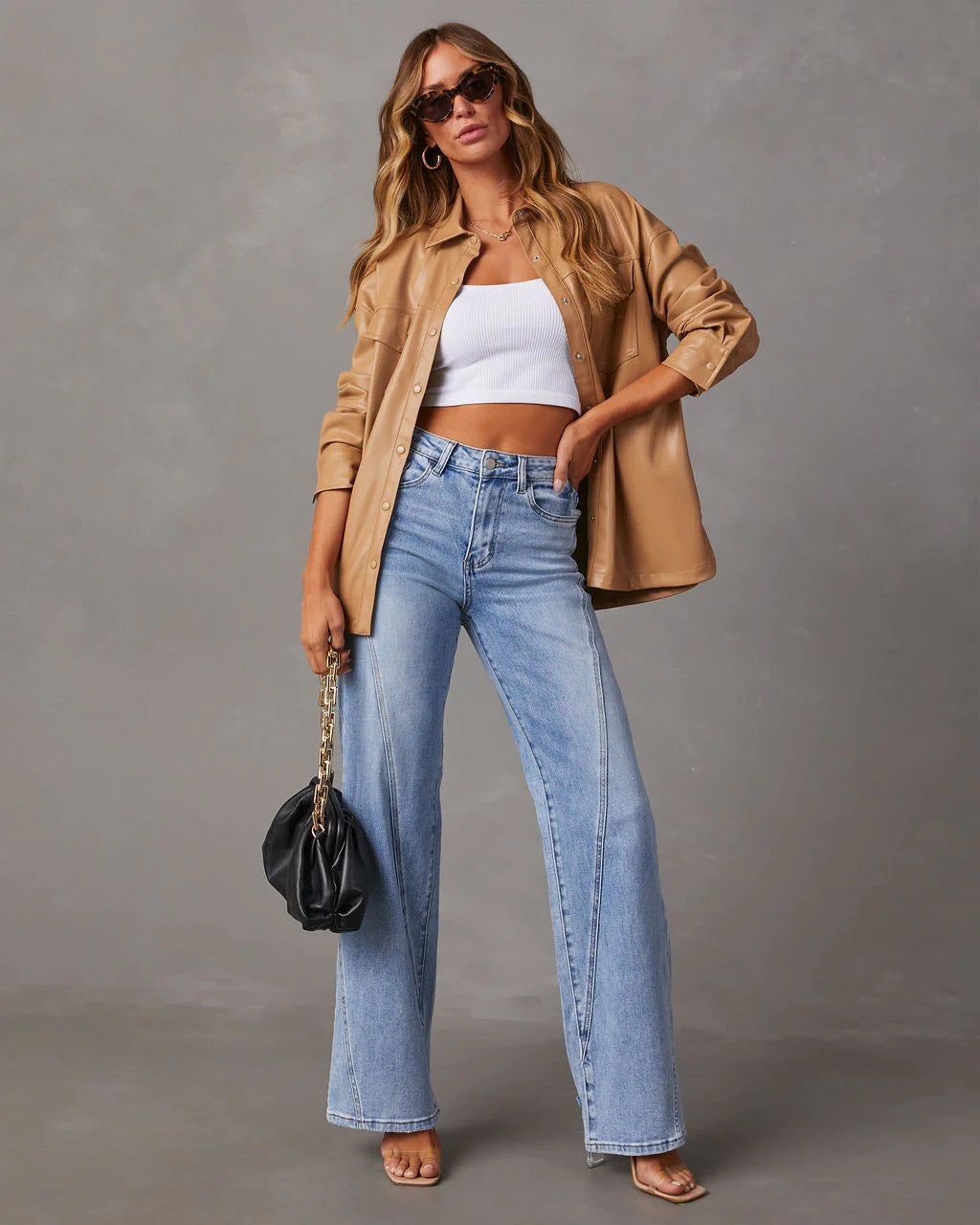 Jeans a righe