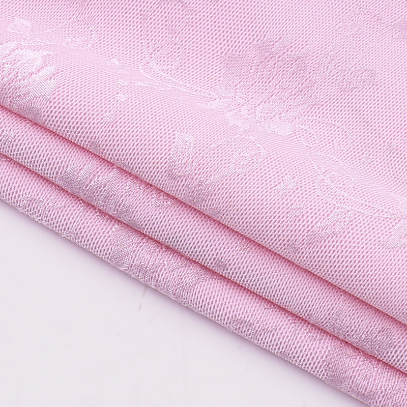 Mini abito rosa spaccato cavo