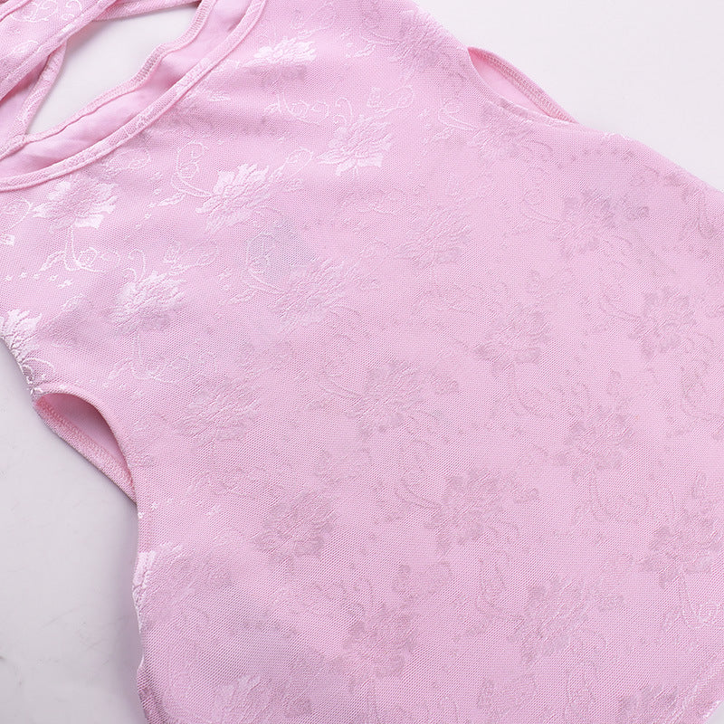 Mini abito rosa spaccato cavo