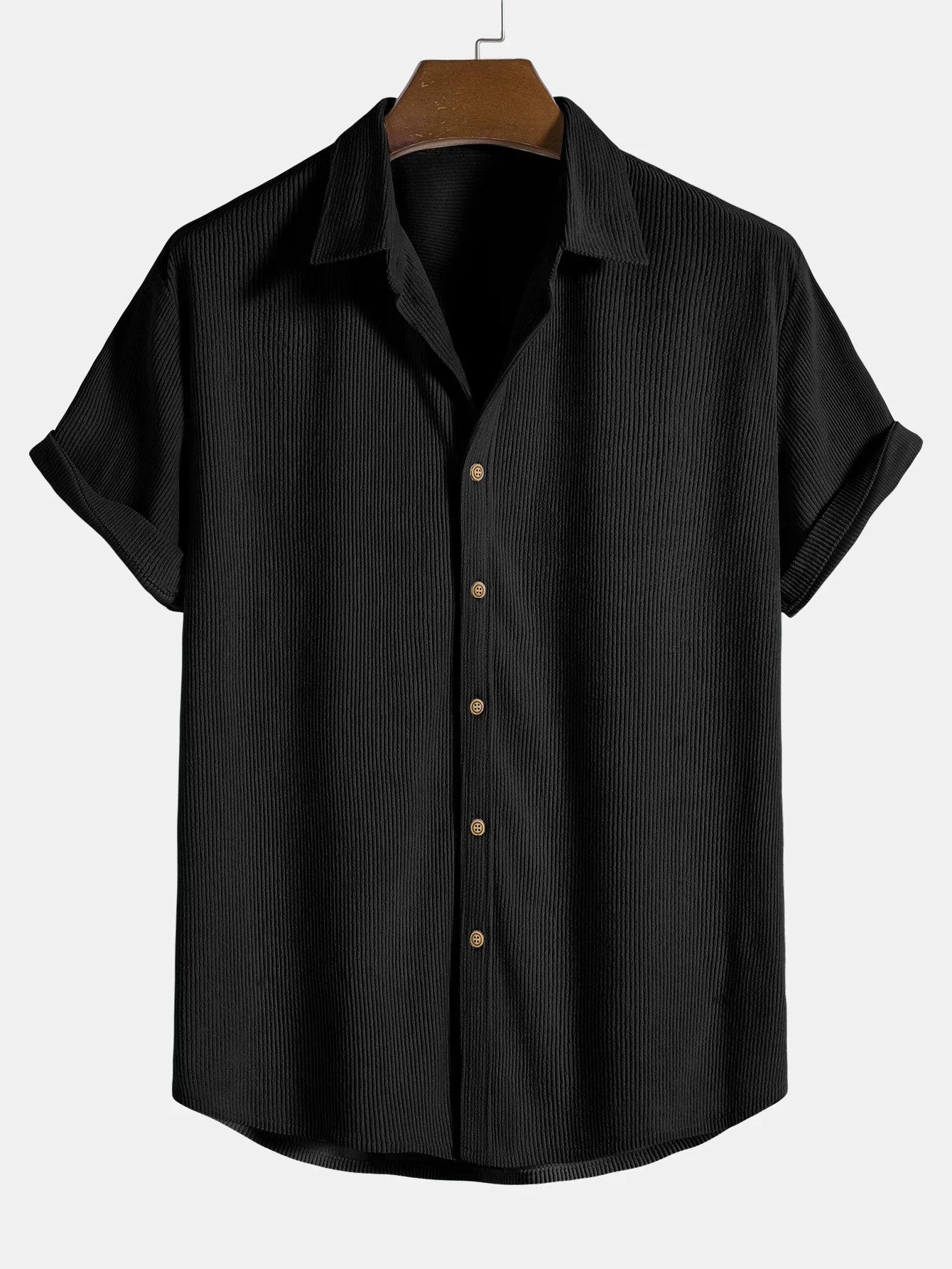 Camicia estiva leggera in velluto a coste
