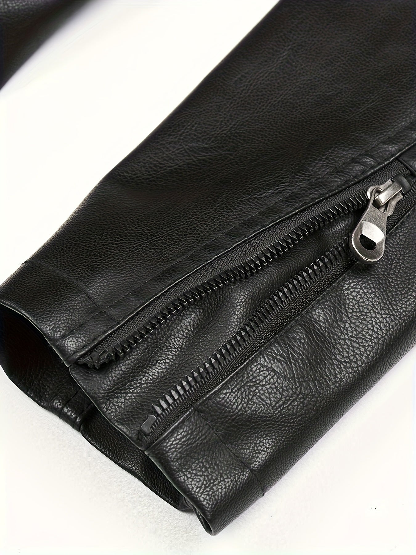 Giacca lunga in pelle da uomo