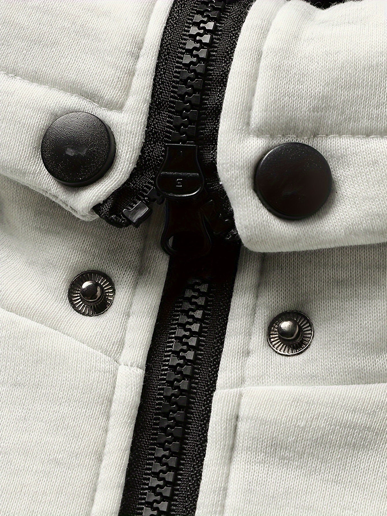 Felpa con cappuccio con collo alto