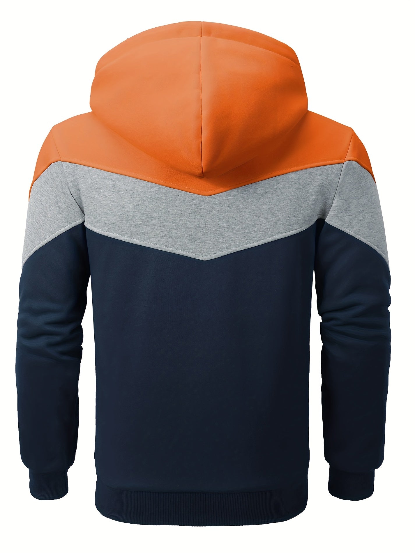 Felpa con cappuccio versatile in pelliccia da uomo