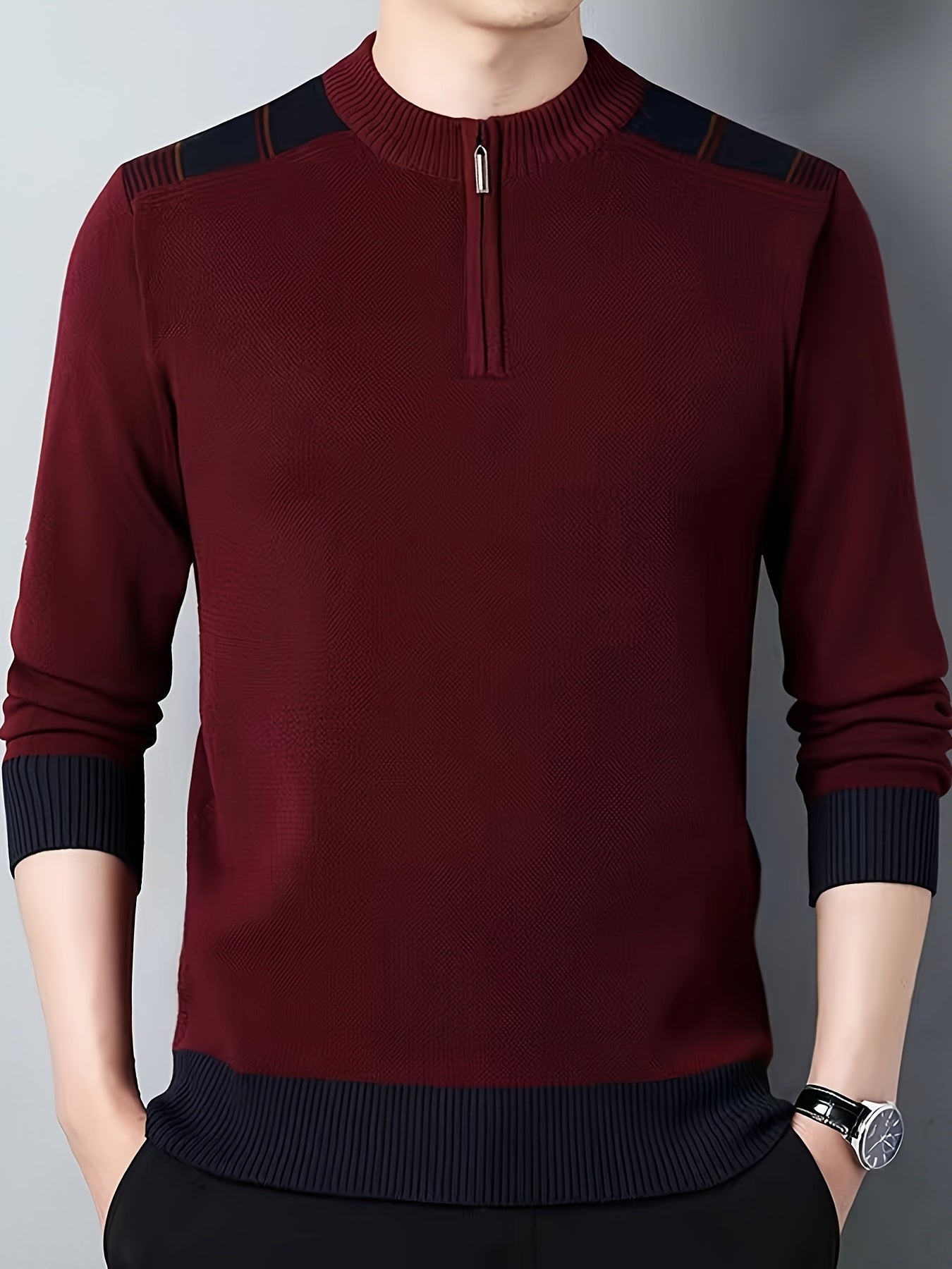 Maglione da uomo a maglia larga