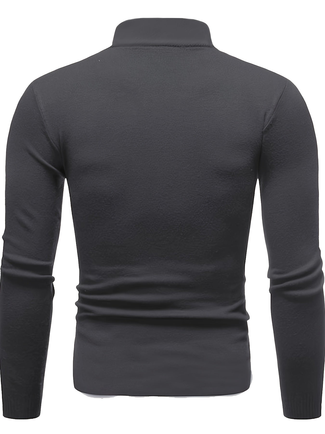 Maglione lavorato a maglia con collo alto da uomo