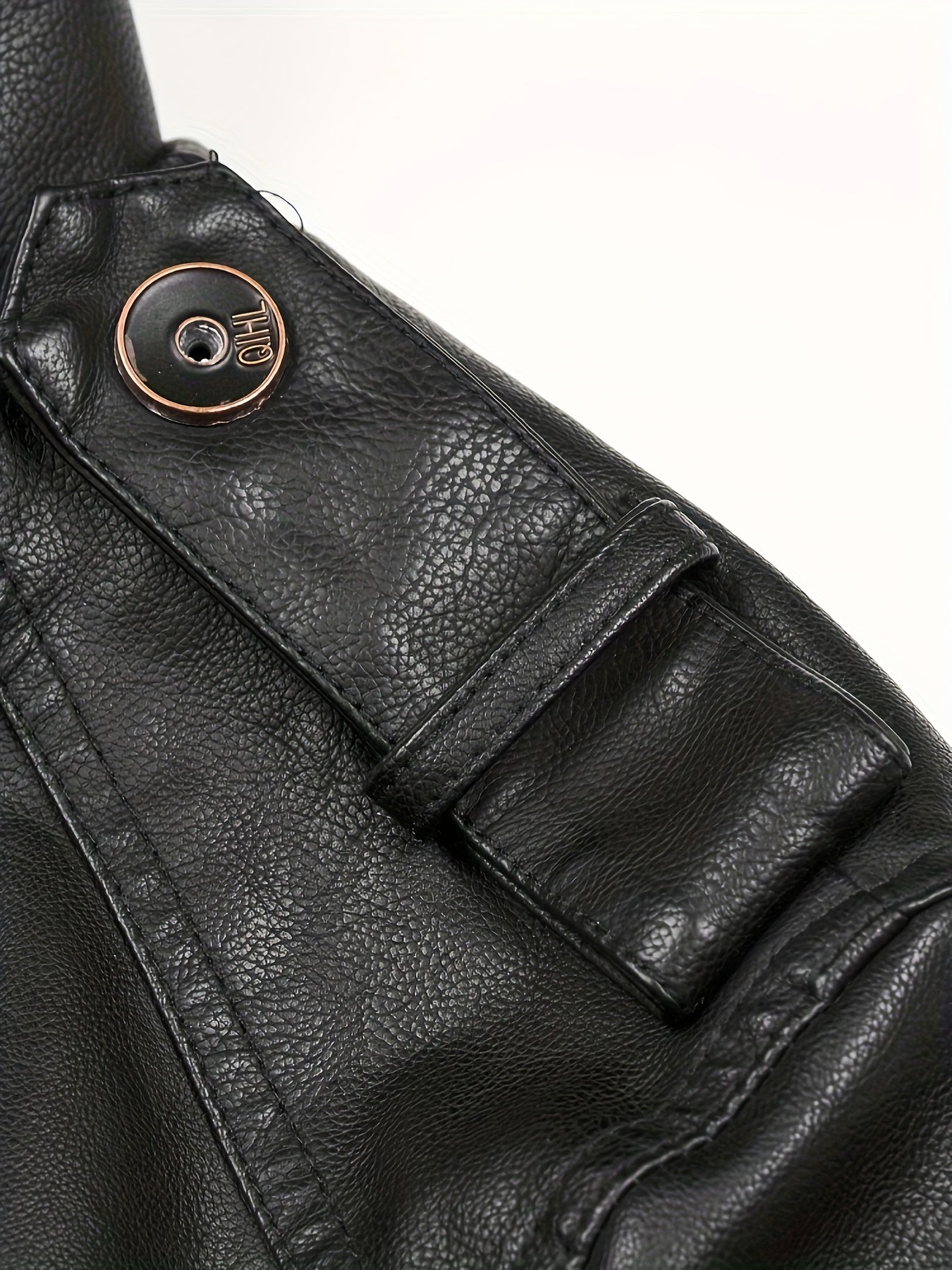 Giacca lunga in pelle da uomo