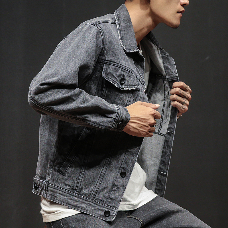 Camicia in denim nero