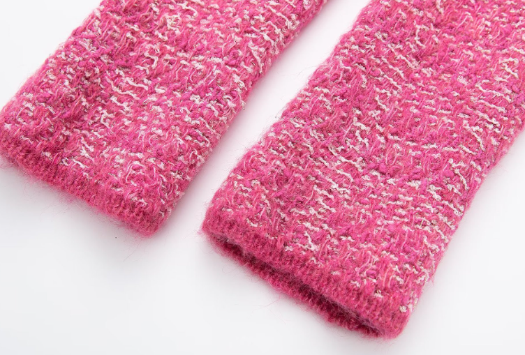 Gilet in maglia testurizzata con tailleur gonna