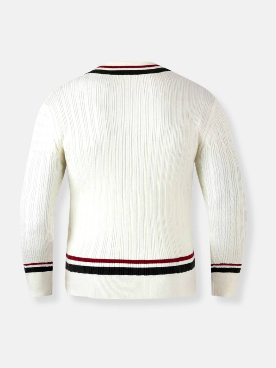 maglione classico lavorato a maglia