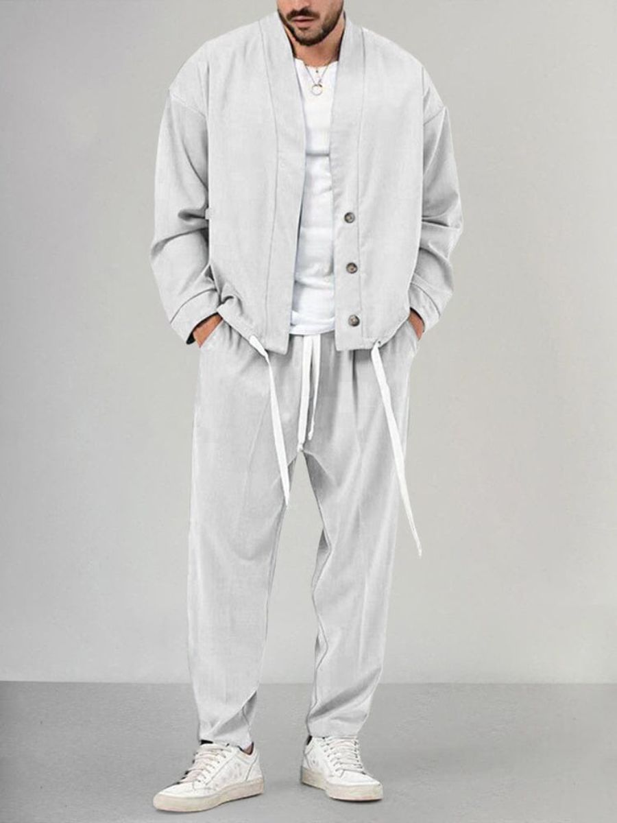 set camicia e pantaloni casual