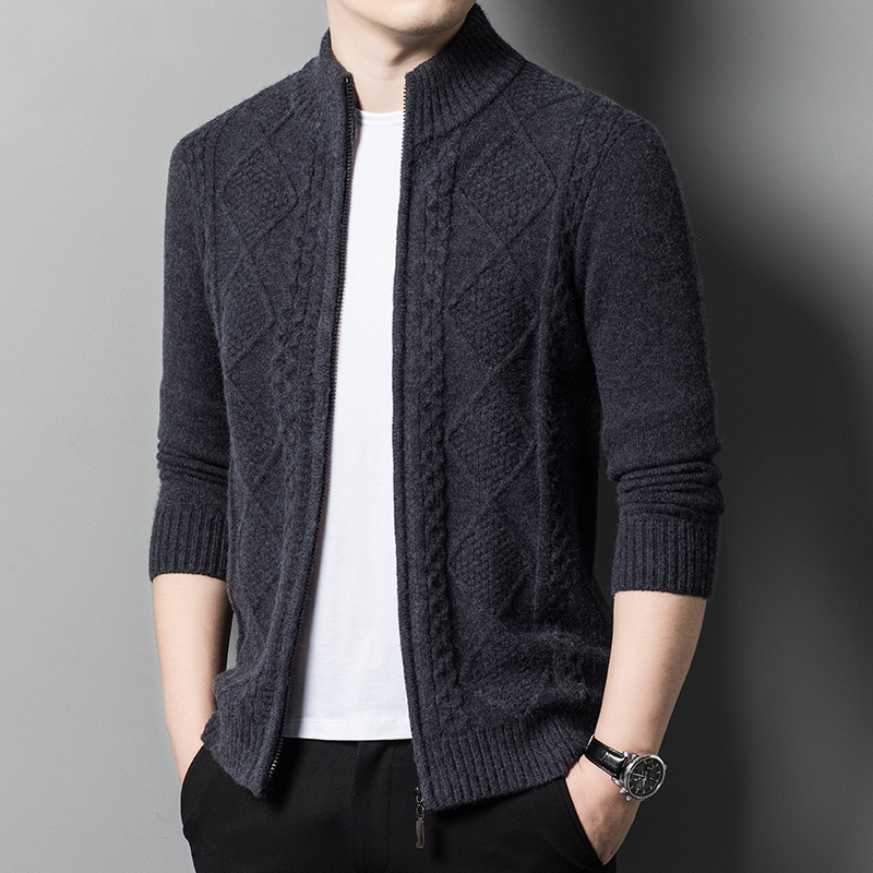 Cardigan con cerniera