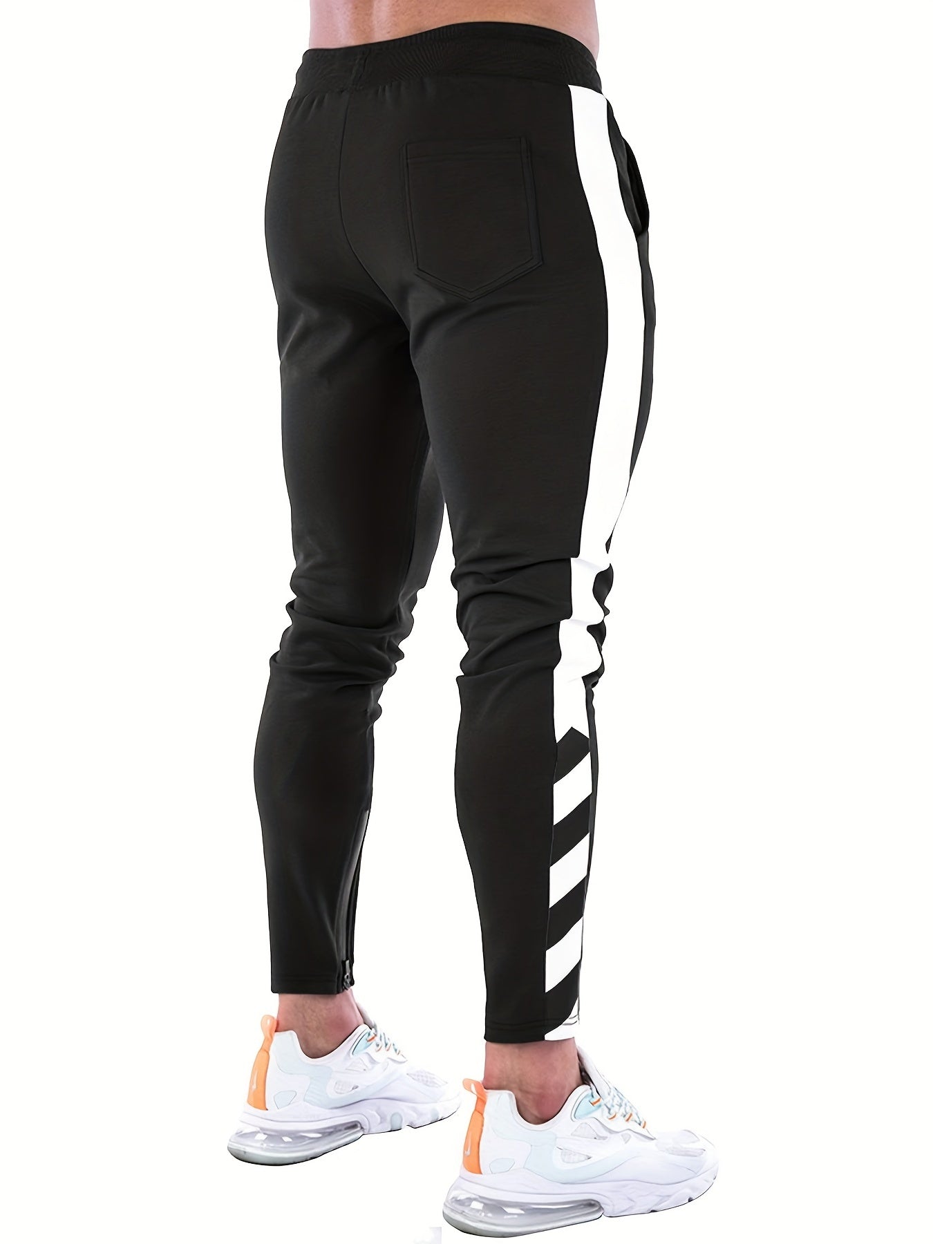 Pantaloni sportivi casual con elastico in vita e coulisse