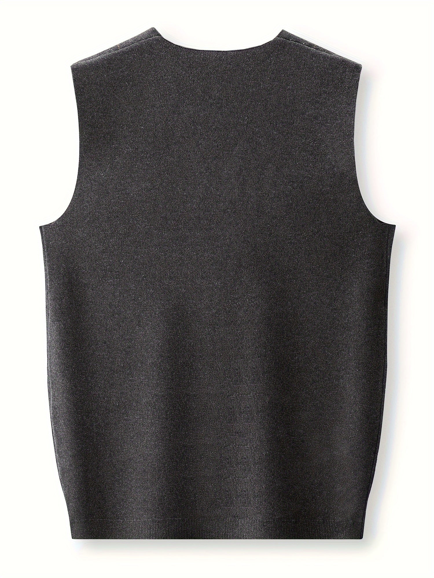 Camicia senza maniche lavorata a maglia