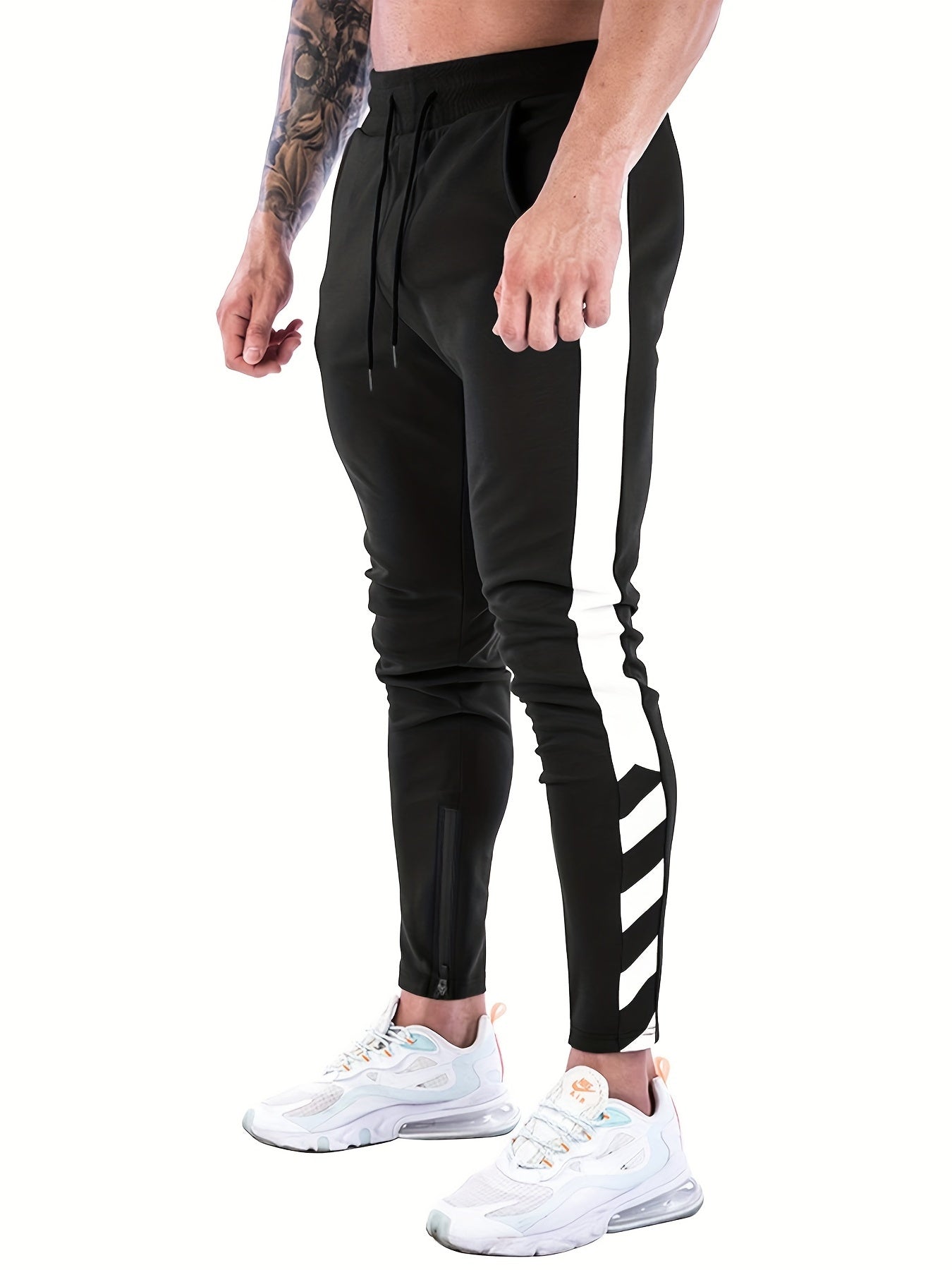 Pantaloni sportivi casual con elastico in vita e coulisse
