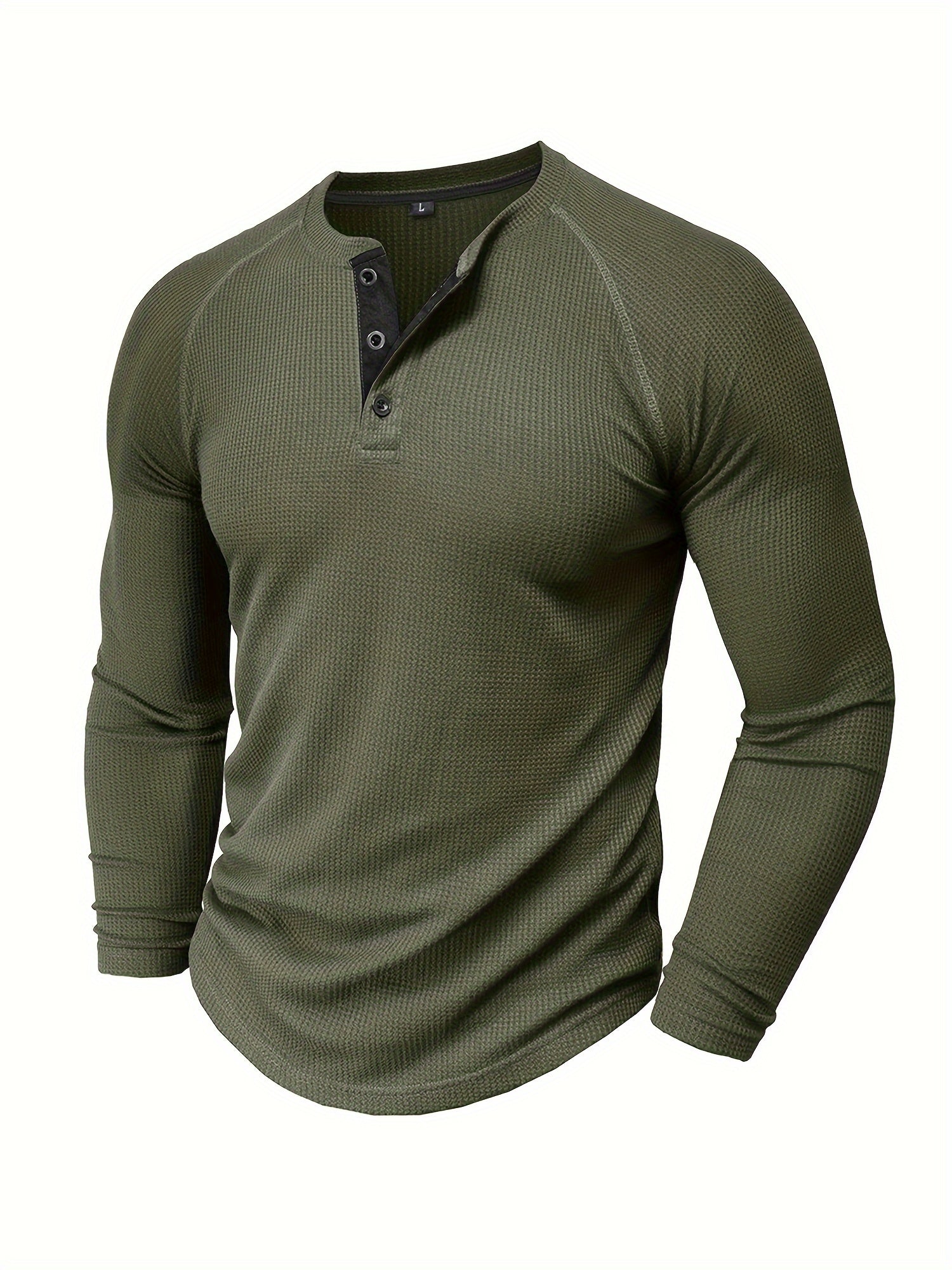 Maglia Henley a maniche lunghe