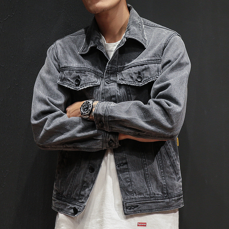 Camicia in denim nero