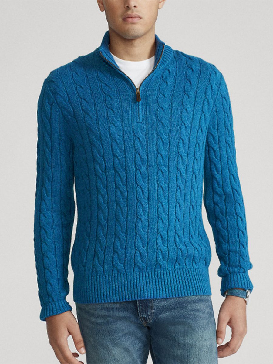maglione con cerniera