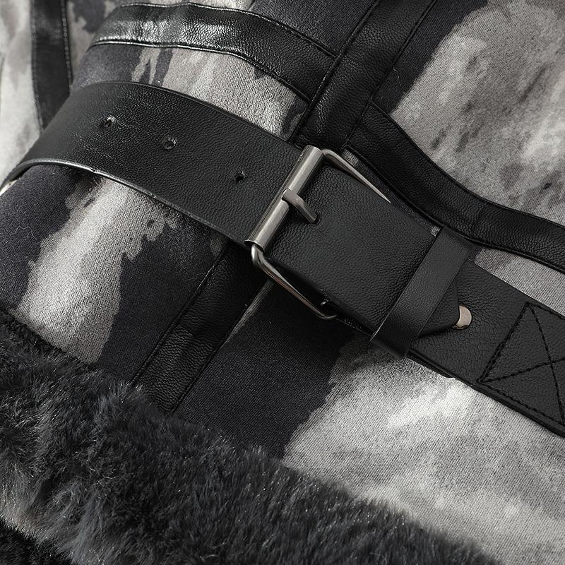 Giacca foderata in pile da uomo