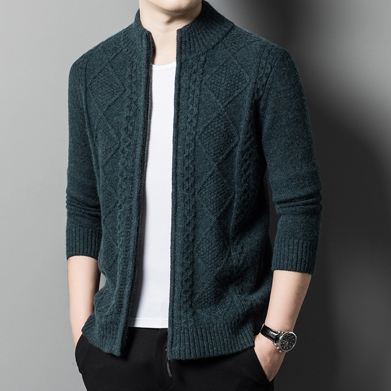 Cardigan con cerniera