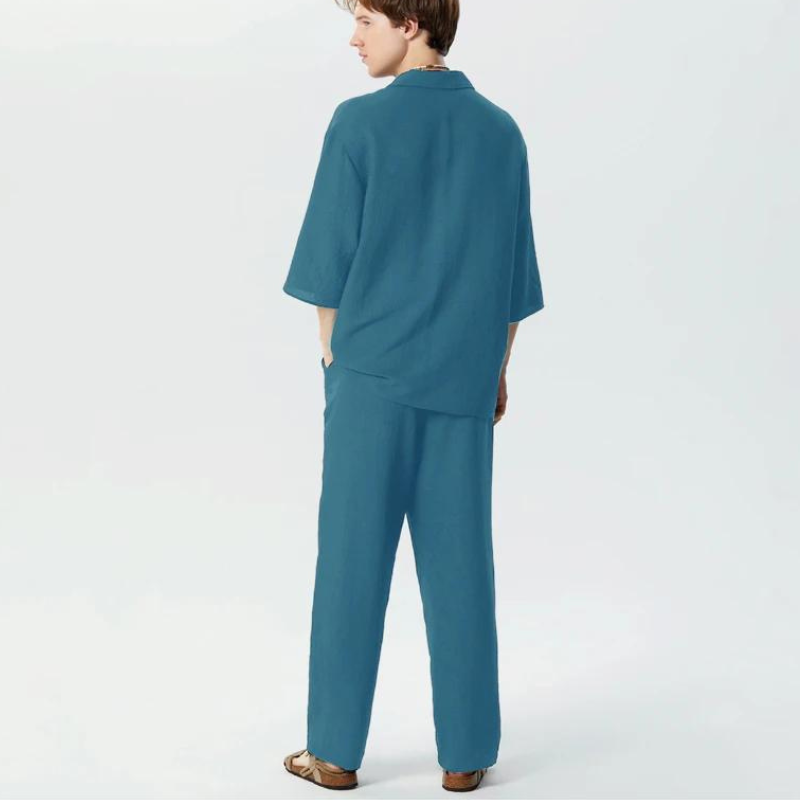 Camicie casual con maniche medie e pantaloni