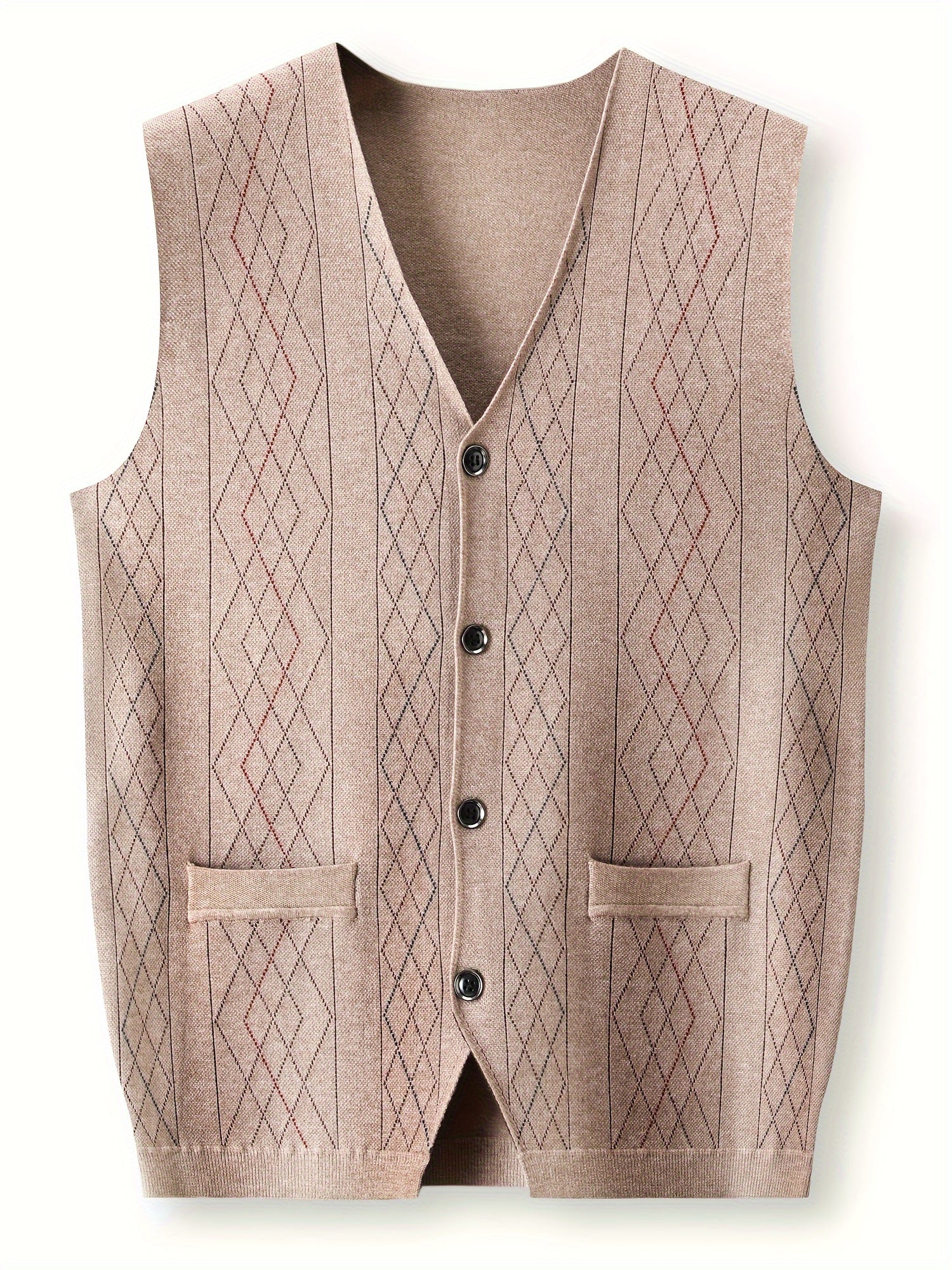 Camicia senza maniche lavorata a maglia