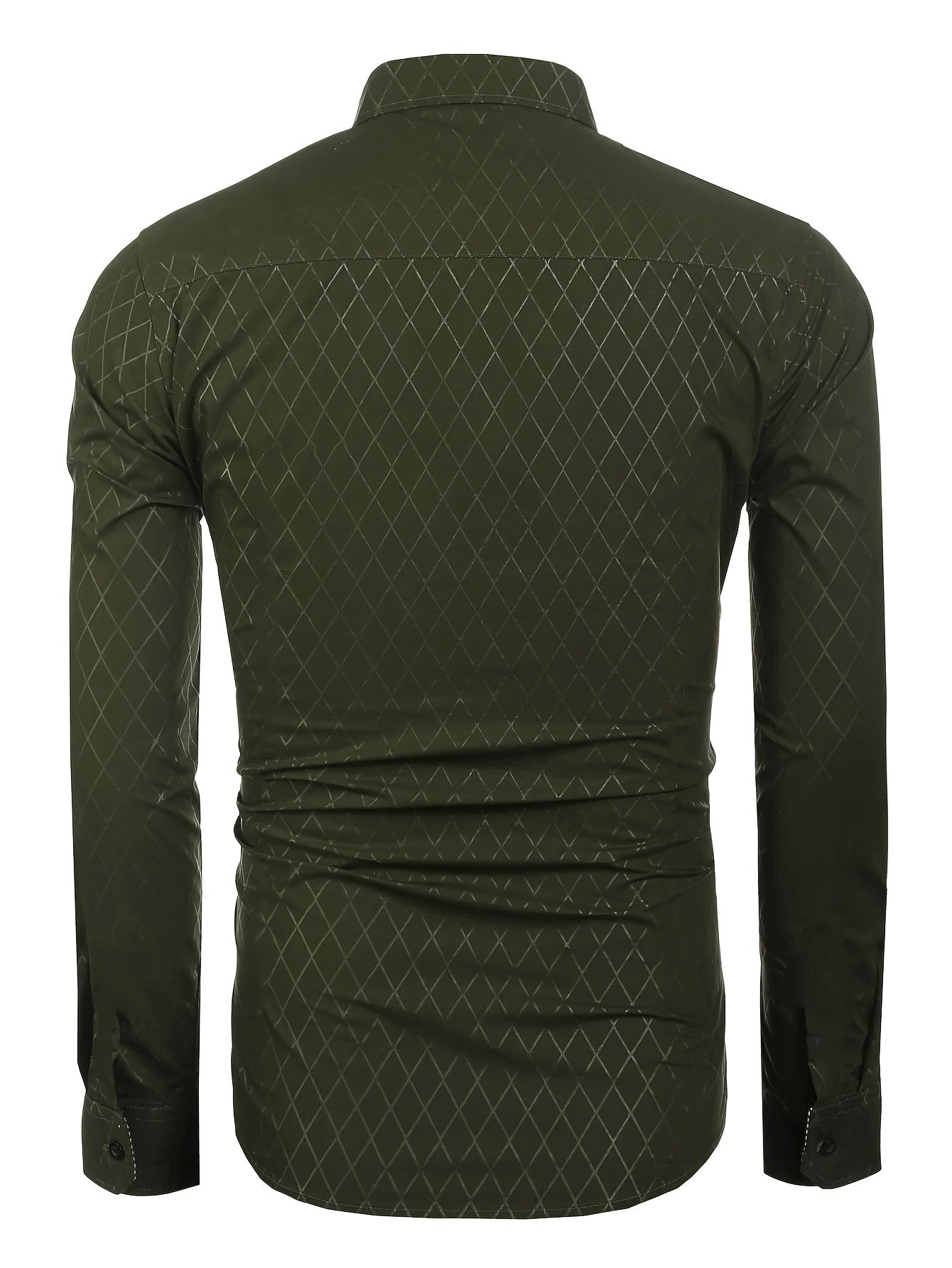 camicia classica a righe da uomo