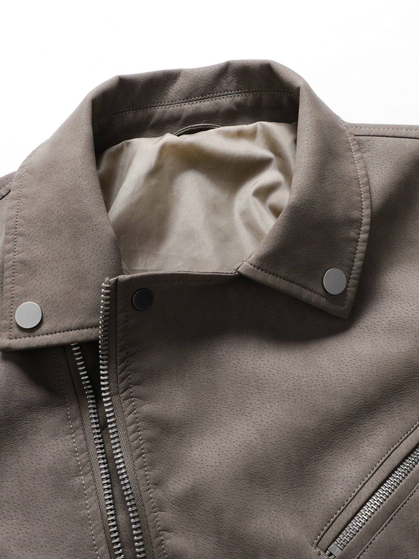 Calda giacca in pelle da uomo